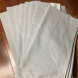 Table Linens -gray set of 8 100%cotton